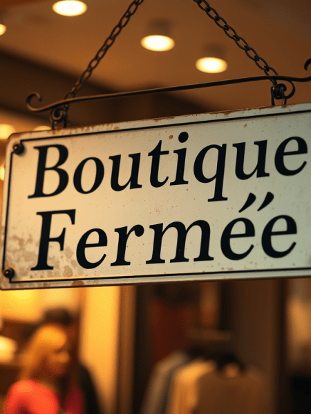 Changements dans Notre&nbsp;Boutique